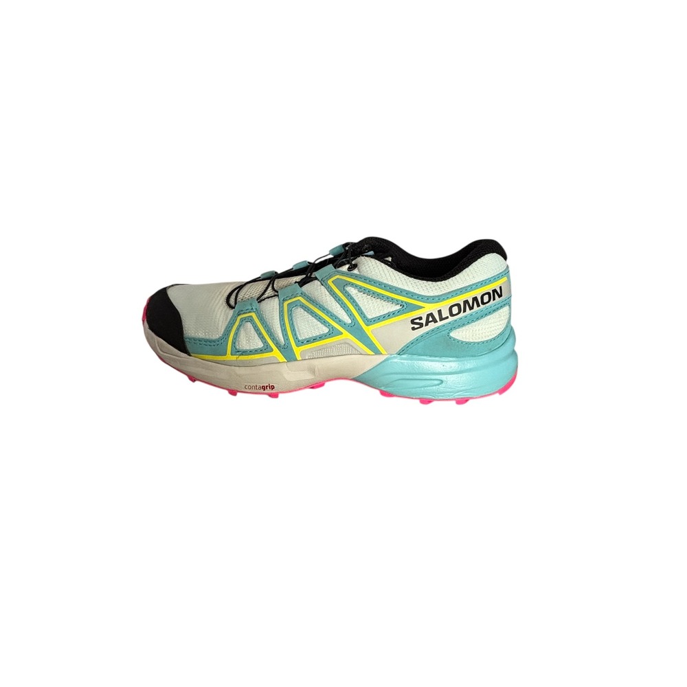 Salomon SpeedcrossWomen's 6 Trail RunningShoes AquaTealPink Contagrip Quicklace‎